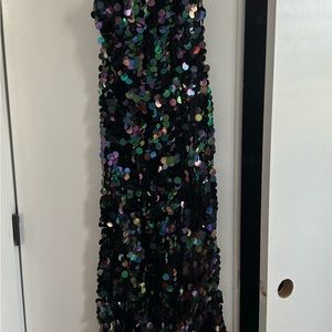 Sequin maxi dress🖤